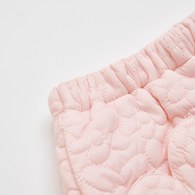 兔美美花朵壓紋短裙