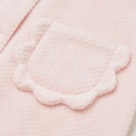 學院比得女甜美粉星空絨長袖兔裝