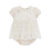 甜心比得蕾絲碎花短袖兔裝