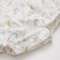 花語比得花瓣刺繡翻領短袖兔裝