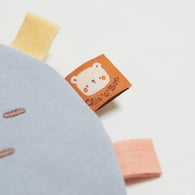 有機棉標籤安撫巾(刺蝟)