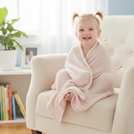 竹纖維透氣洞洞毯大+小 +乾濕兩用巾80抽