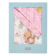 豆趣包巾+手搖鈴禮盒