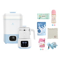 【呵護餵養組】智能消毒鍋烘乾機+智能恆溫調乳器