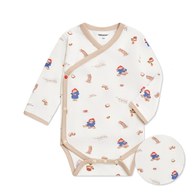 悠活柏靈頓兩段式調節開襟包屁衣 (冰紗布)