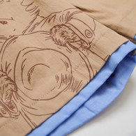 柏靈頓之旅手繪風休閒短褲