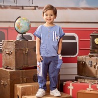 柏靈頓之旅不對稱口袋長褲 (吸濕排汗)