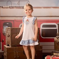 柏靈頓之旅花邊層次洋裝