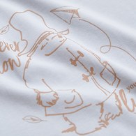 柏靈頓休閒短袖側開兔裝(針織布)