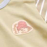 柏靈頓休閒短袖側開兔裝(針織布)