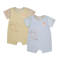 柏靈頓休閒短袖側開兔裝(針織布)