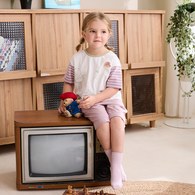 柏靈頓休閒五分褲(針織布)