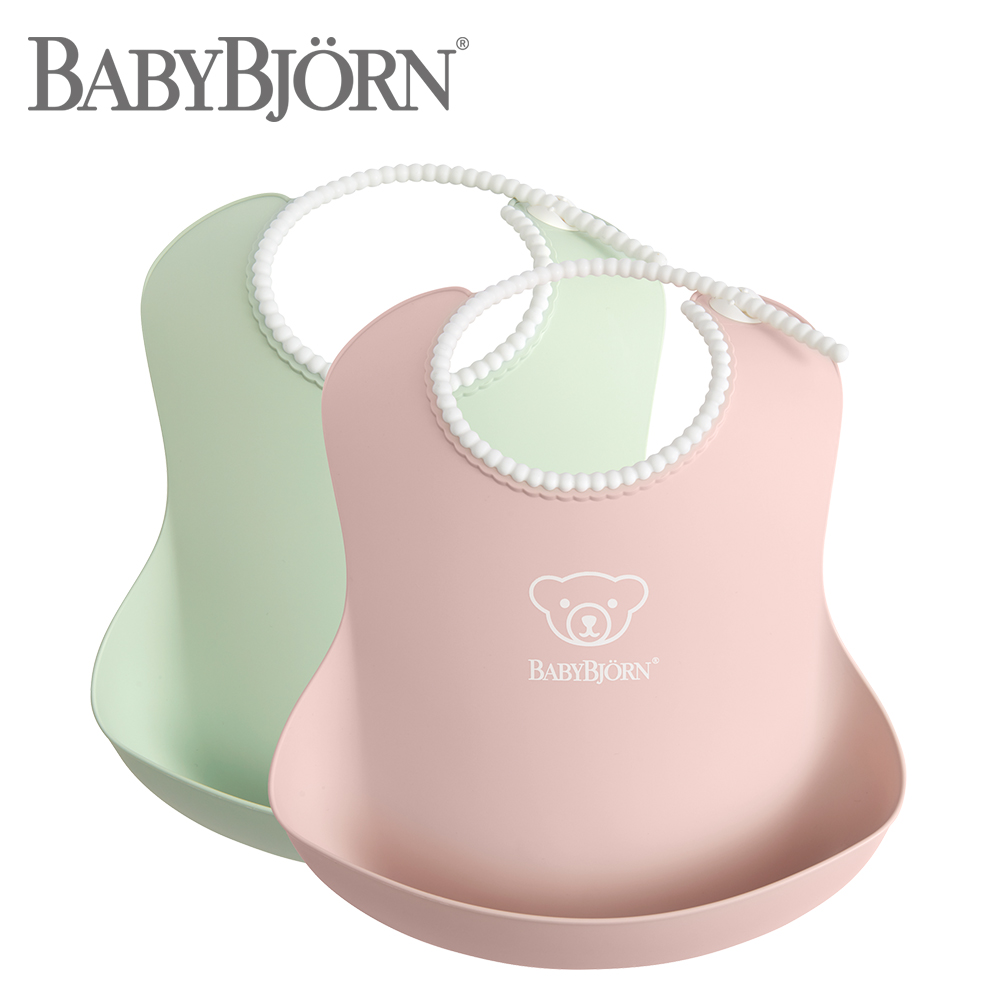 BabyBj&ouml;rn 軟膠珠邊防屑圍兜商品