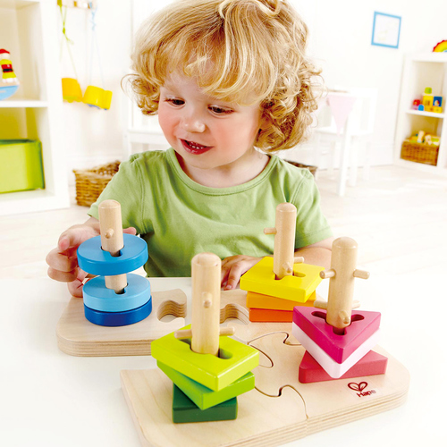 德國Hape 幾何分類拼圖