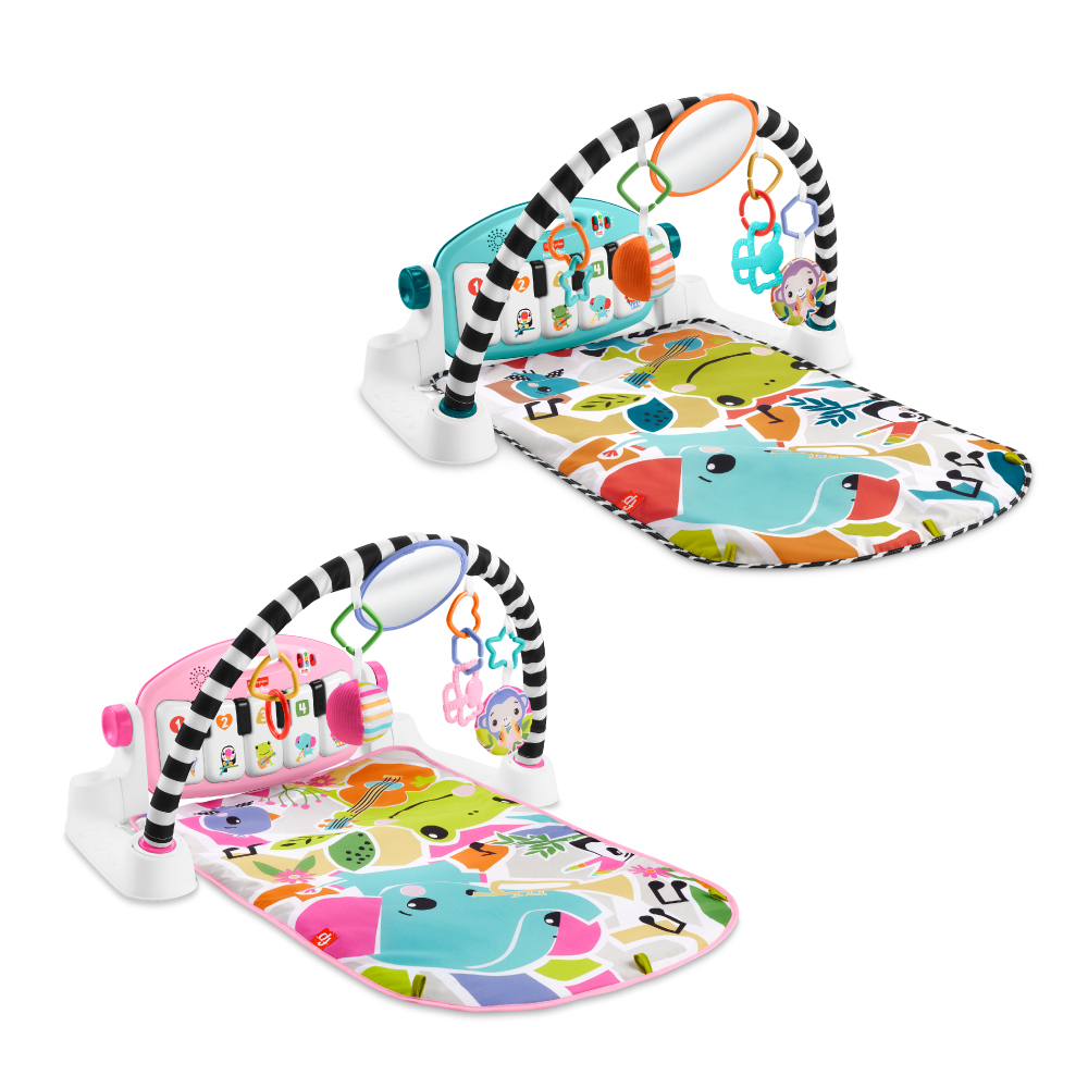 費雪可愛動物鋼琴健身器(2色選擇)