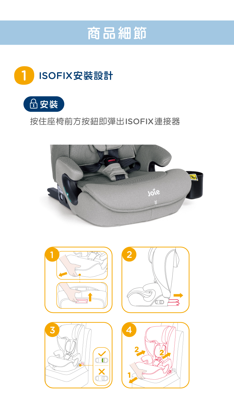 奇哥Joie汽座推薦|i-Irvana 2-12歲成長型汽座 奇哥Joie汽座推薦|i-Irvana 2-12歲成長型汽座