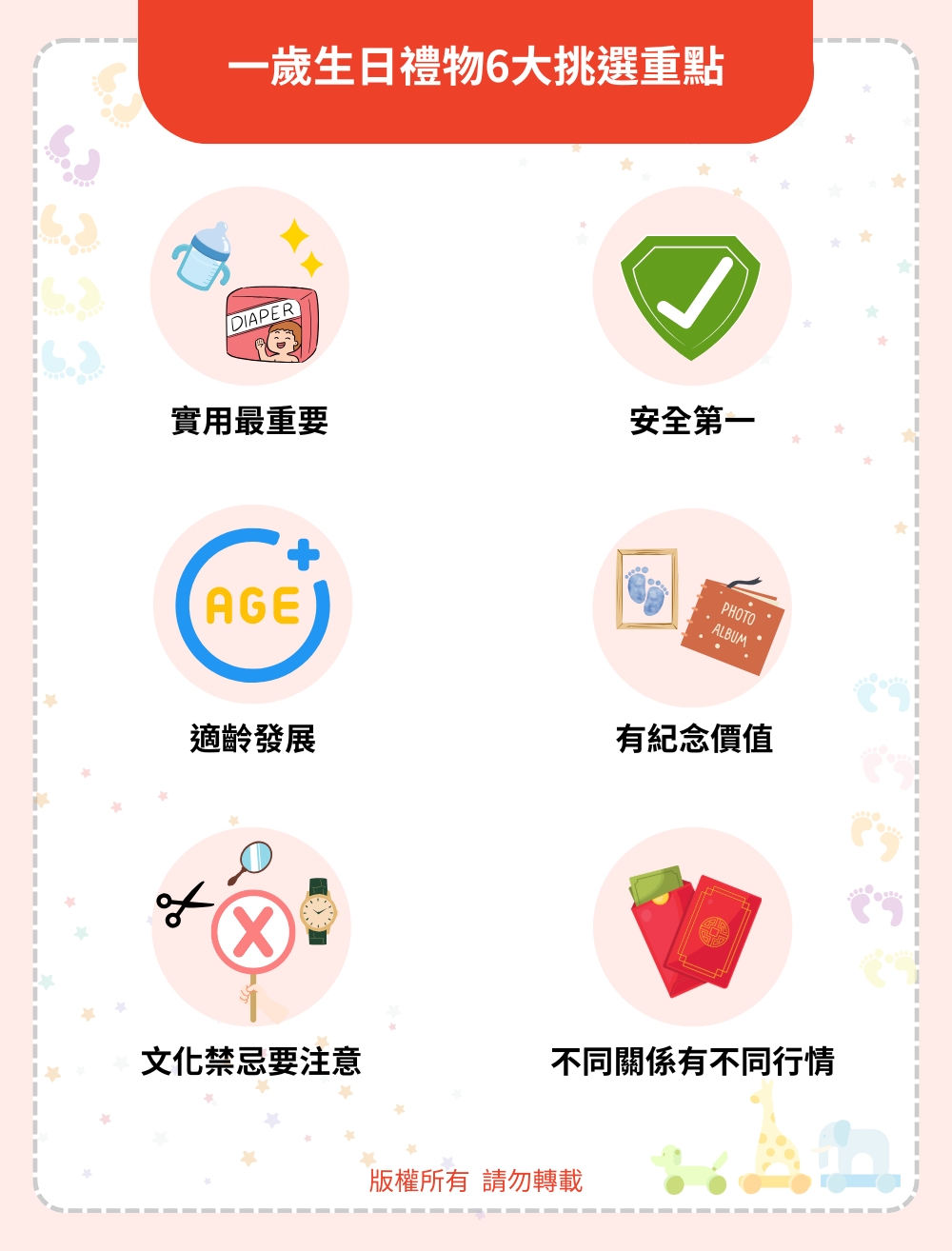 一歲生日禮物6大挑選重點