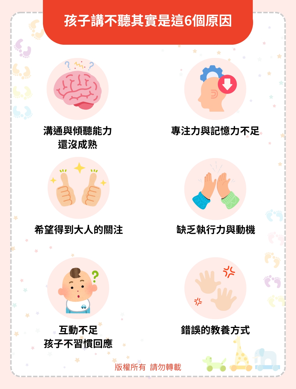 孩子講不聽其實是這6個原因