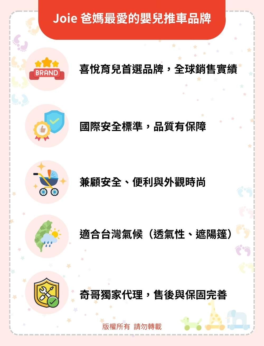 JOIE 爸媽最愛的嬰兒推車品牌