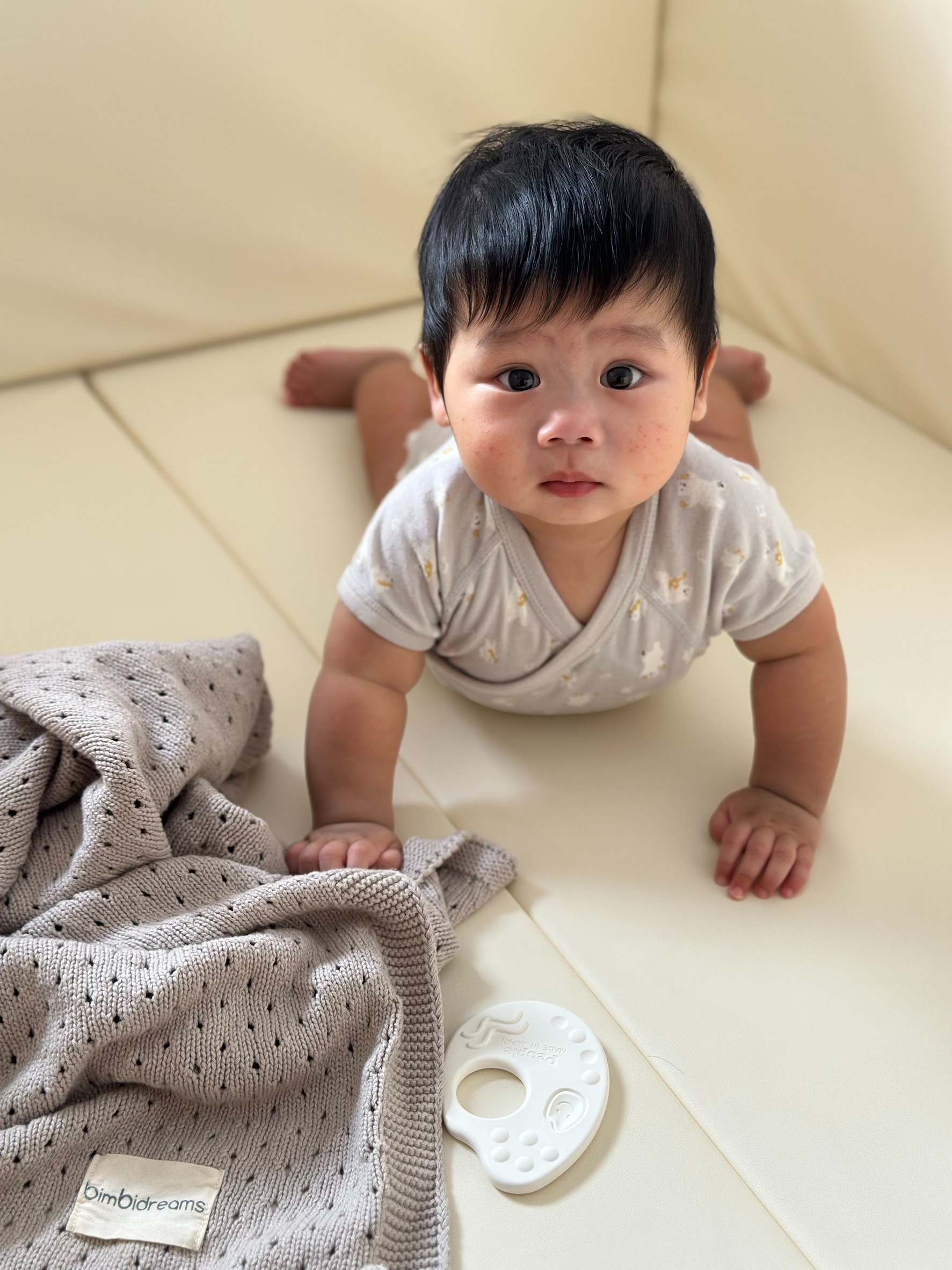 bimbidreams透氣純棉洞洞毯柔軟好蓋推薦