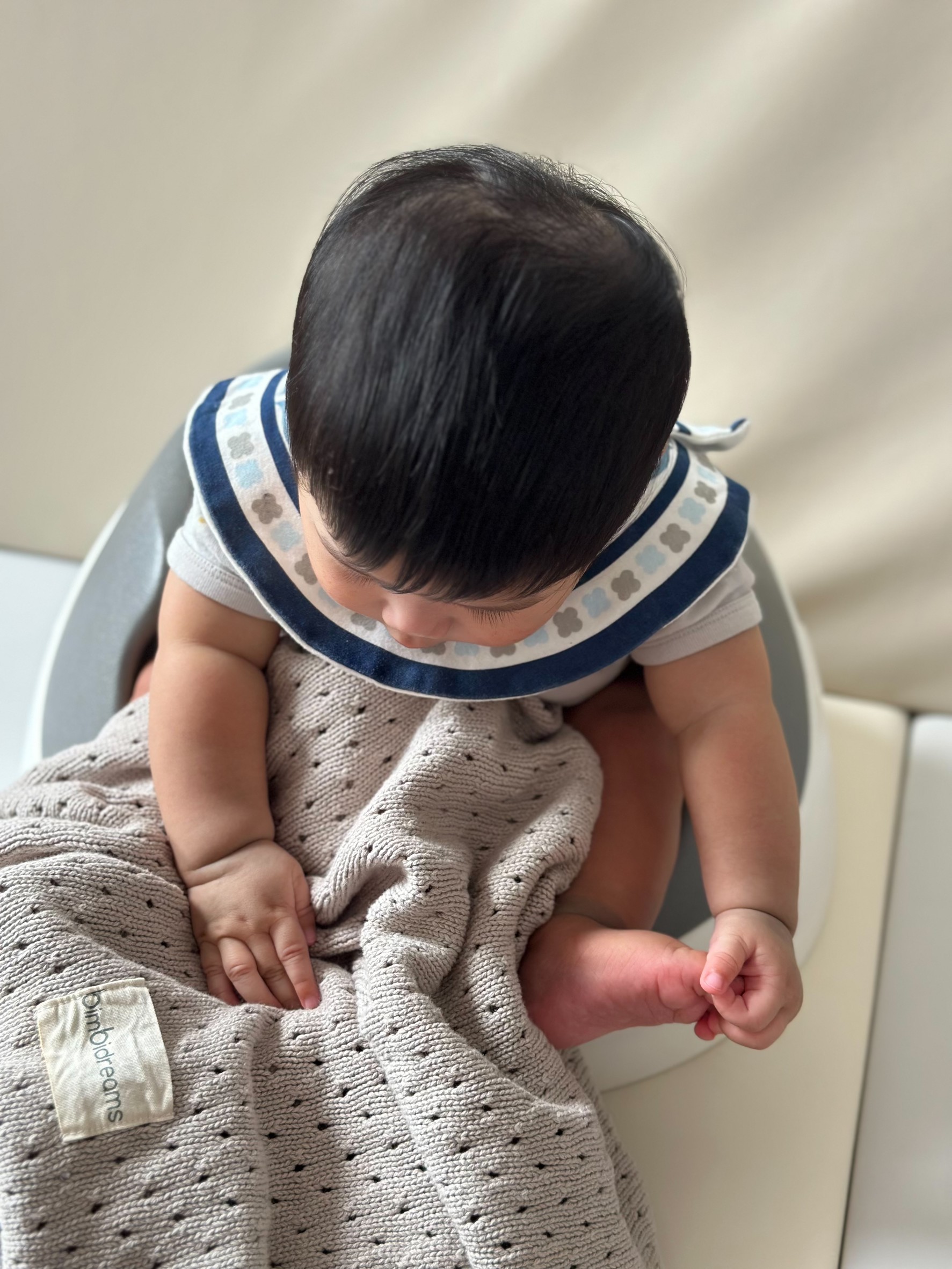 bimbidreams針織純棉洞洞毯－四季都很適合