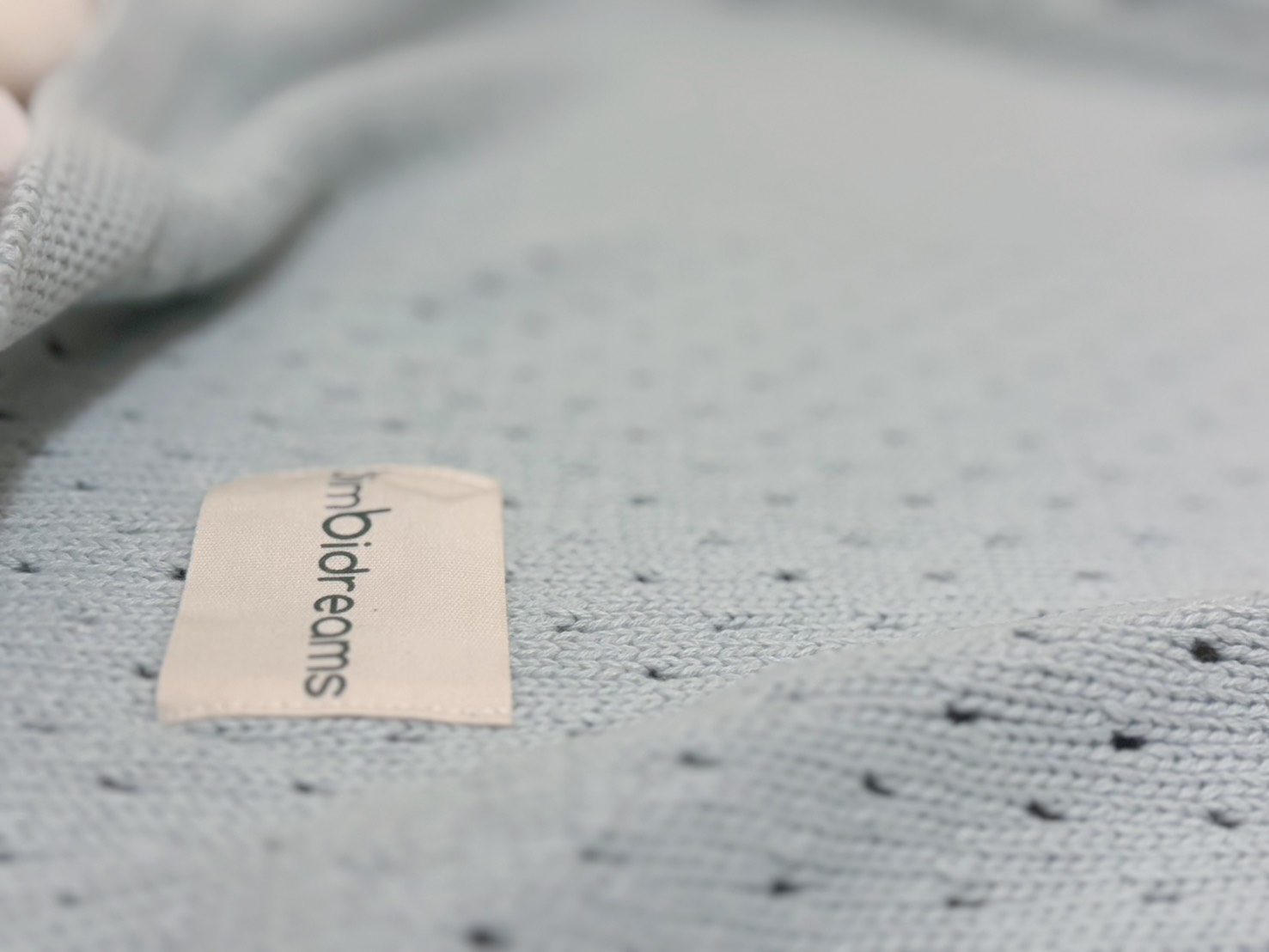 bimbidreams透氣純棉洞洞毯柔軟舒適